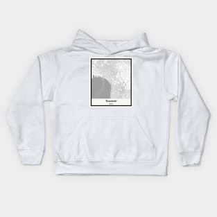 Map of Thessaloniki - Greece Kids Hoodie